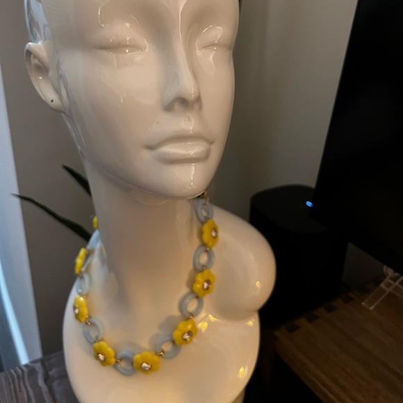 Lele Sadoughi Daphne Crystal Link Necklace - Picture 1 of 4